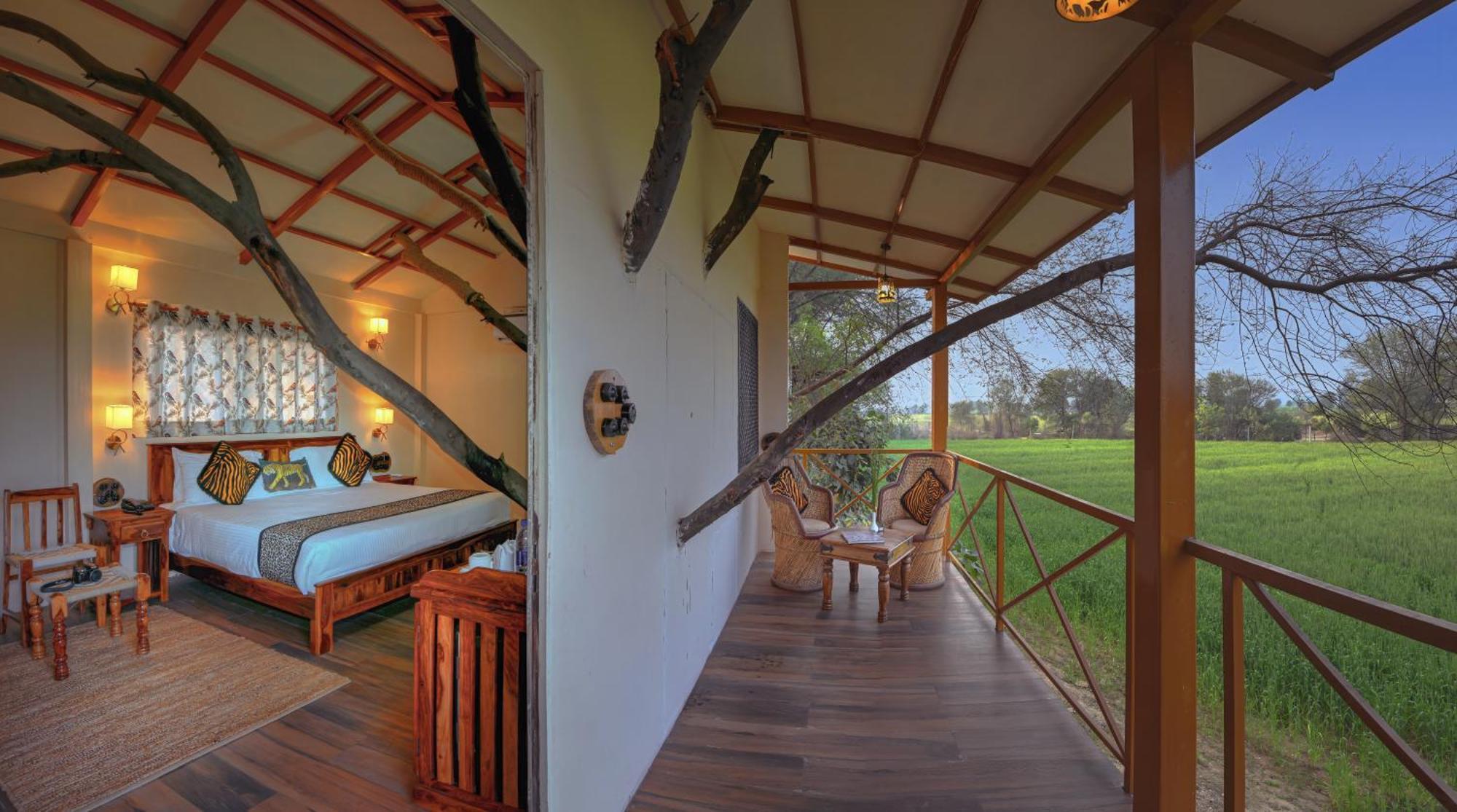Bagh Serai - Rustic Cottage With Private Pool Sawai Madhopur Exteriör bild