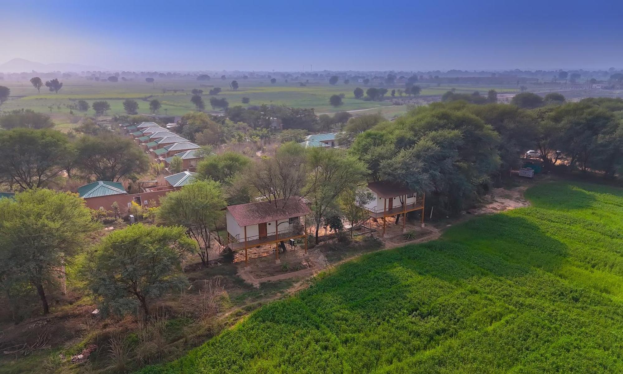 Bagh Serai - Rustic Cottage With Private Pool Sawai Madhopur Exteriör bild