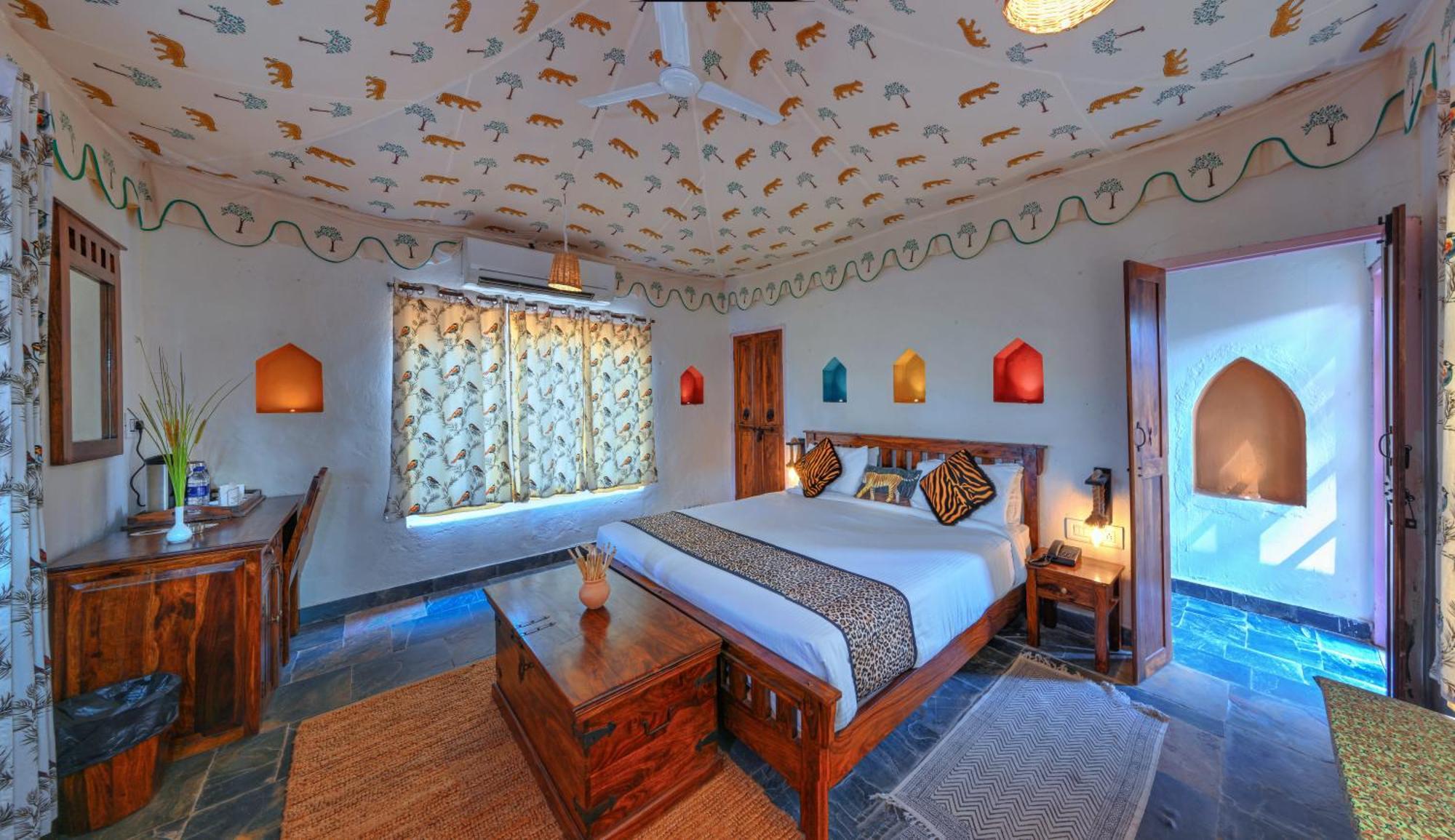 Bagh Serai - Rustic Cottage With Private Pool Sawai Madhopur Exteriör bild
