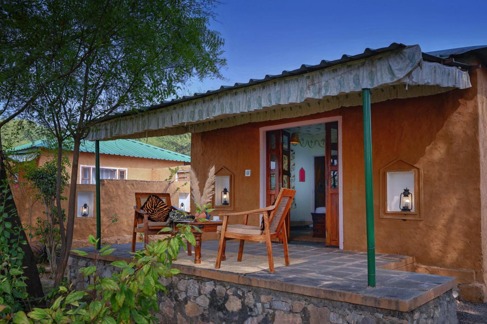 Bagh Serai - Rustic Cottage With Private Pool Sawai Madhopur Exteriör bild