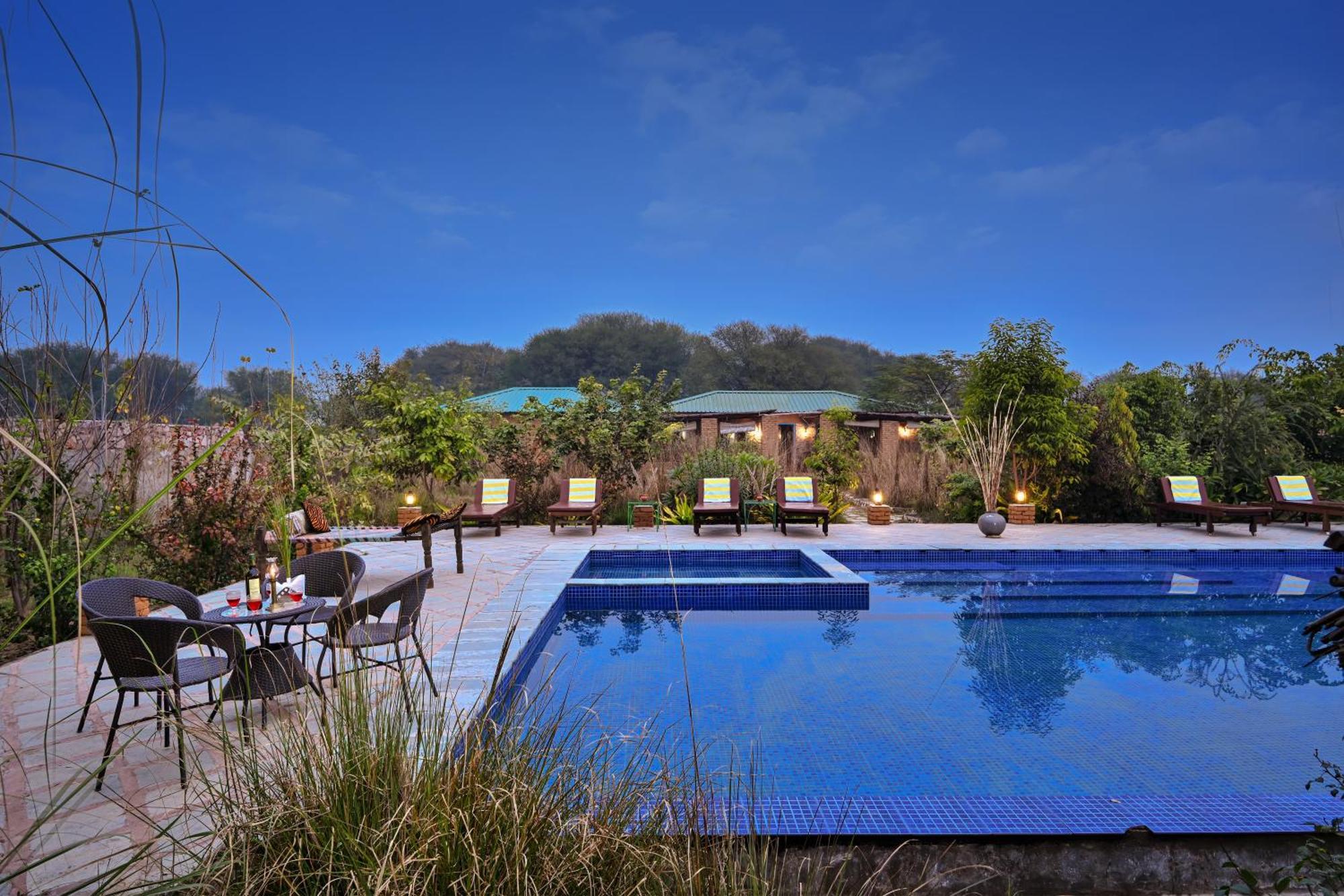 Bagh Serai - Rustic Cottage With Private Pool Sawai Madhopur Exteriör bild