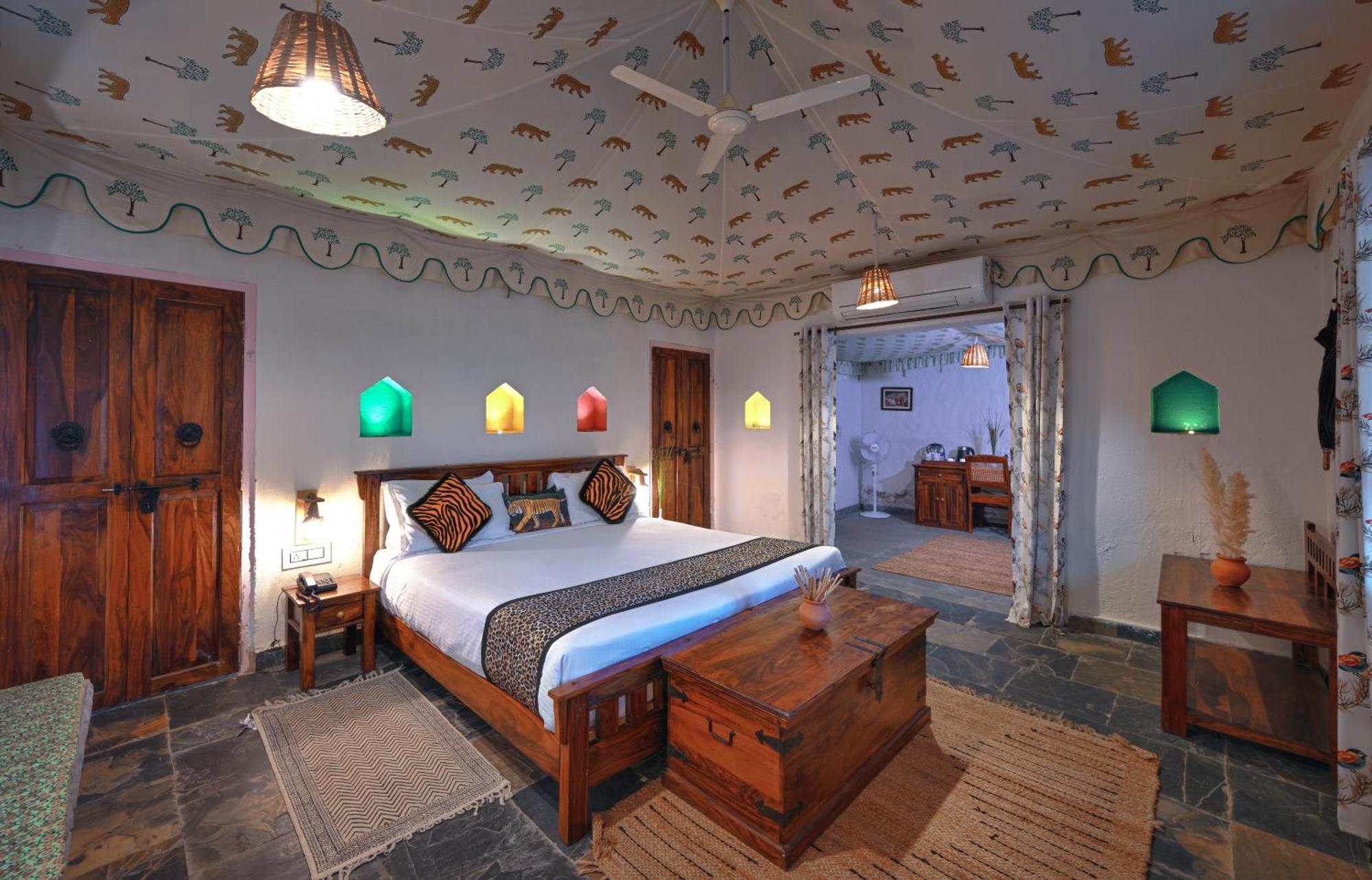 Bagh Serai - Rustic Cottage With Private Pool Sawai Madhopur Exteriör bild